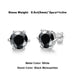 Moissanite Stud Earrings – 2ct Round Brilliant 925 Sterling Silver SF