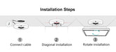 MARPOU Tuya Smart LED Ceiling Lamp Wood Grain App Voice Control Alexa/Google Remote Control Square Ceiling Lights Living Room - Samanta Factory