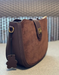 Cow Leather Shoulder Bag – Soft Half Moon Shape SF