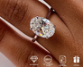 Elegant 1–4CT Moissanite Bridal ring  with 18K Gold Plating for Women SF