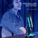 USB Condenser Microphone Kit – Cardioid with DSP Noise Cancellation & Plug-and-Play Setup SF