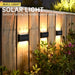 Solar Wall Light – Up & Down Waterproof LED for Modern Outdoor Decor - Samanta Factory