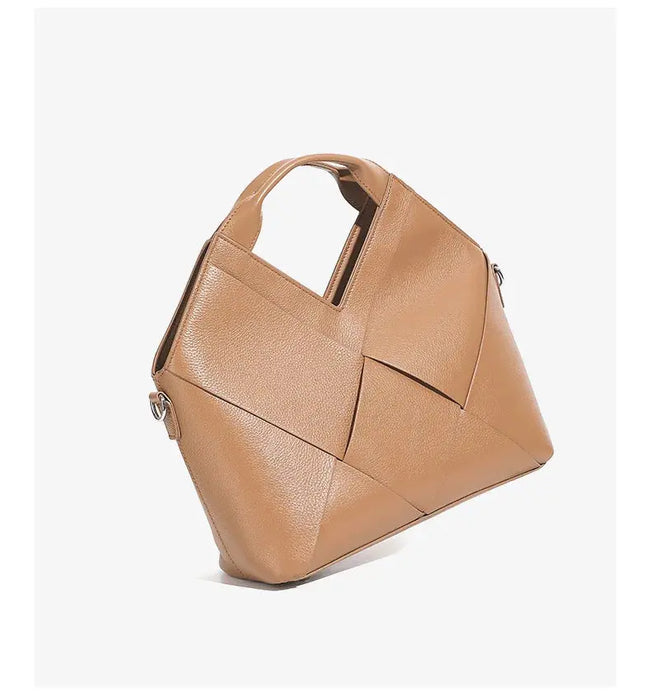 Cow Leather Shoulder Bag – Soft Satchel for Four Seasons SF