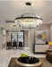 Modern Luxury LED Crystal Chandelier – Dimmable Remote-Controlled Ceiling Light - Samanta Factory