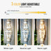 Crystal Wall Sconce – Luxurious 3- or 5-Tier LED Lighting with Gold Finish - Samanta Factory