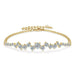 Moissanite Bracelet – Adjustable 925 Sterling Silver Design SF