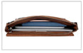 Men’s Business Satchel Bag – Slim PU Leather Shoulder Bag SF