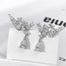 Pear Cut Moissanite Drop Earrings – D Color VVS1 Elegance SF