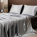 KISS NEST Satin Bed Sheet Set – Smooth 200TC Polyester, Twin to King Sizes - Samanta Factory