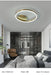 Modern LED Chandelier – Dimmable Semi-Flush Mount with Remote Control - Samanta Factory