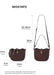 Cow Leather Shoulder Bag – Soft Half Moon Shape SF