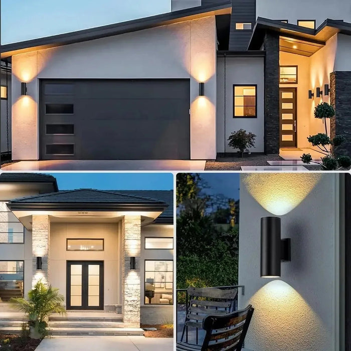Modern LED Wall Lamp – Double Head Waterproof E27 Indoor Outdoor Lighting SF