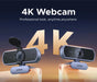 4K Webcam – 8MP Auto Focus with USB Plug & Play SF