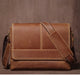Vintage Leather Satchel Bag – Soft Men’s Crossbody Shoulder Bag SF