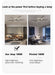 LED Ceiling Light – Modern 4-Bulb Aluminum Fixture for Living Spaces - Samanta Factory