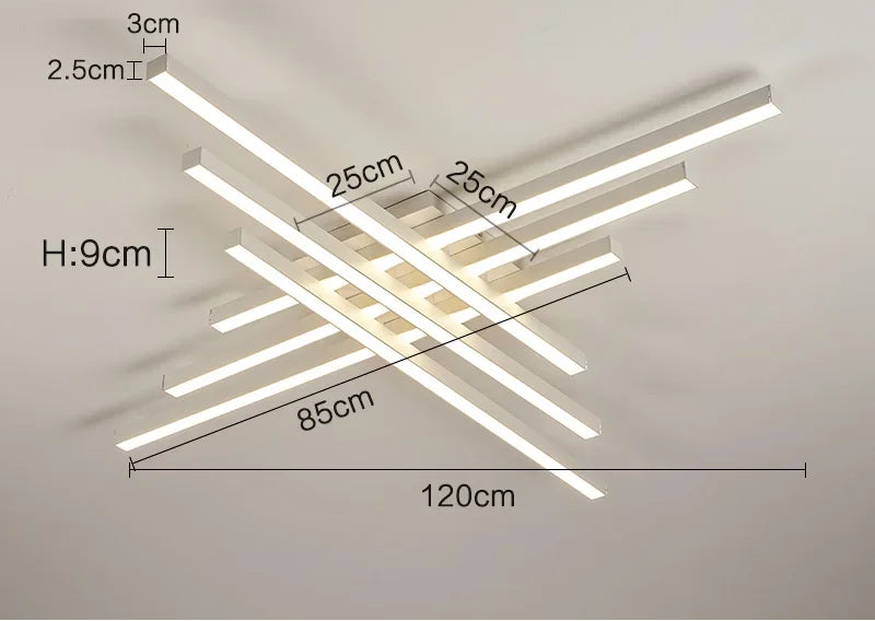 LED Ceiling Light – Modern 4-Bulb Fixture for Bedroom & Foyer - Samanta Factory