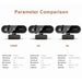 4K Webcam – Auto Focus with Built-In Microphone for PC, Laptop & Video Calls SF