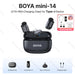 BOYA Mini Wireless Microphone – 2.4GHz Lavalier Mic with Charging Case for iPhone & Android - Samanta Factory