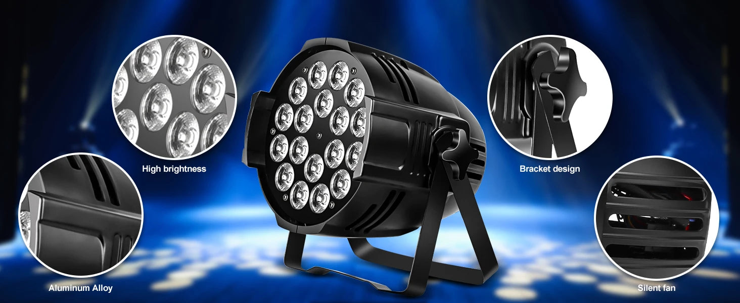 DMX Stage Light – High-Power RGBW LED for Professional Events - Samanta Factory