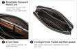 Men’s Leather Clutch Bag – Large Capacity Casual Hand Carry Bag SF