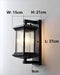 Vintage Outdoor LED Wall Light IP65 – Waterproof Aluminum Garden Porch Sconce SF