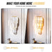 Crystal Wall Sconce – Luxurious 3- or 5-Tier LED Lighting with Gold Finish - Samanta Factory