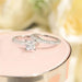 Square Cut Zircon Bridal Ring Set – 925 Sterling Silver Wedding Rings for Women SF