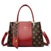 Luxury Fashion Print Handbag – Large Capacity Soft Leather Shoulder & Crossbody Bag for Women - Samanta Factory