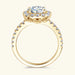 Brilliant GRA-Certified Moissanite Ring for Women with Hypoallergenic 925 Silver SF
