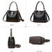 Women’s Two-Tone Bucket Bag – Large Capacity Faux Leather Crossbody & Shoulder Handbag SF