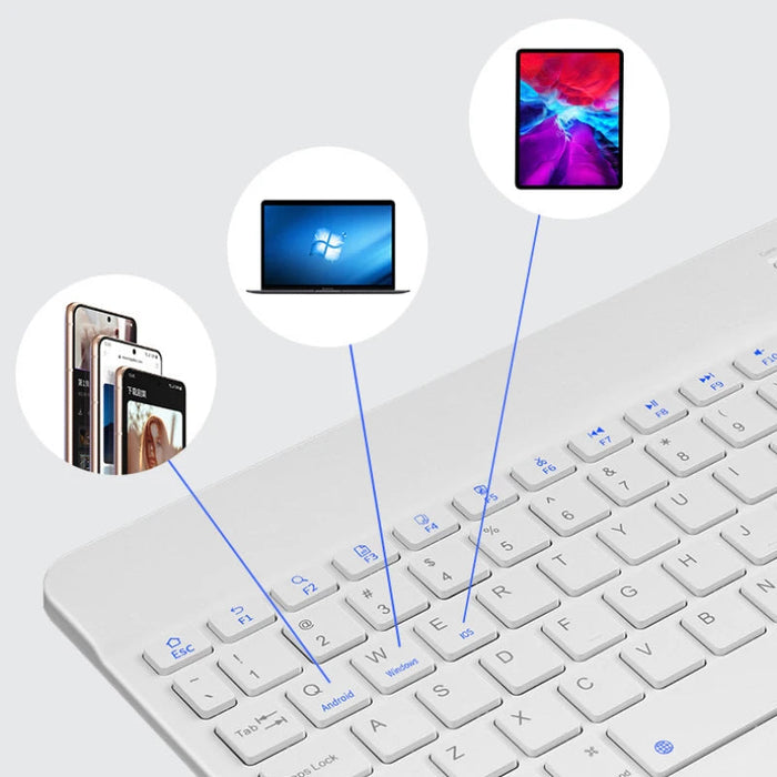 Magnetic Tablet Keyboard – Wireless Bluetooth for 10–11.5" iPad, Android & Tablets SF