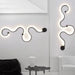 LED Wall Lamp – Modern Dimmable Up & Down Sconce with Remote - Samanta Factory