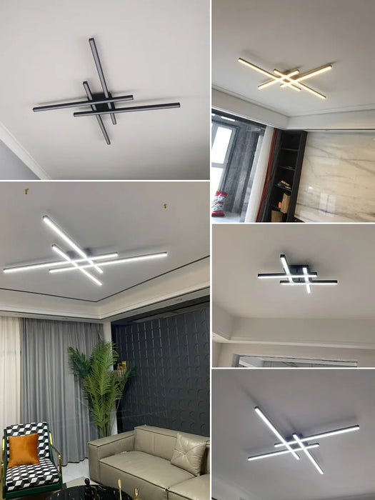 Ceiling Light – Modern Nordic Iron & Acrylic Design with LED Illumination - Samanta Factory