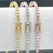 EWYA D Color Moissanite Tennis Bracelet 925 Silver 18K Gold - Samanta Factory