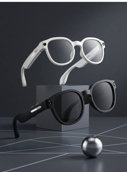 AI Smart Glasses with 4K Camera & Translation – Bluetooth Calling Music Sunglasses SF