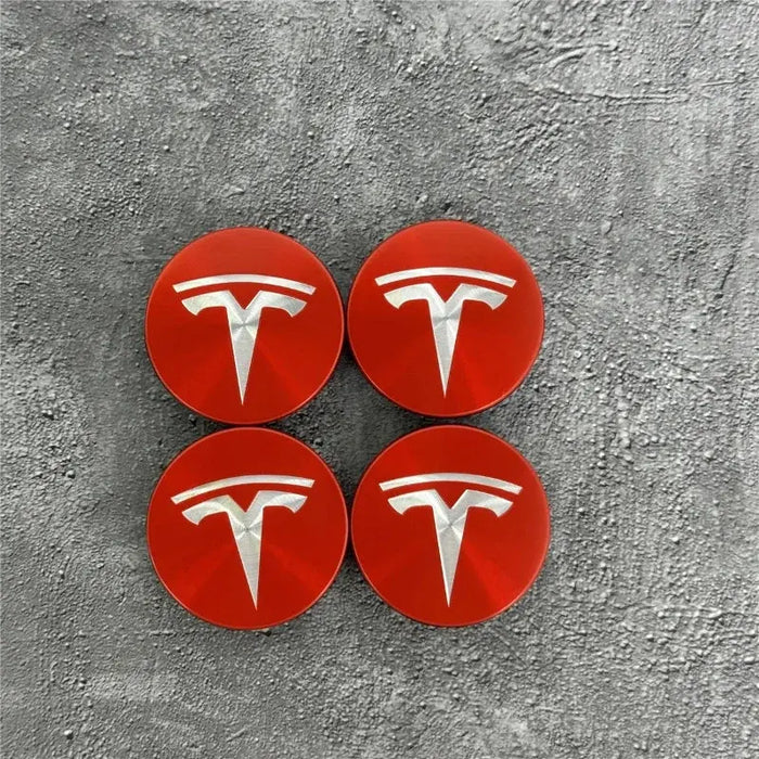 4PCS/Set 56MM GR Sport Emblem Wheel Center Hub Cap Car Rims Cover Hubcaps  For Tesla Model 3 Y X S - Samanta Factory