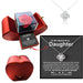 Heart Knot Pendant Necklace – Sparkling Zircon Gift for Daughters SF
