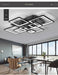 LED Ceiling Light – Modern Geometric Design with Remote Dimming - Samanta Factory