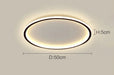 Modern Ultra-Thin LED Ceiling Light – Remote Control, Dimmable, Energy-Saving Lighting Fixture - Samanta Factory