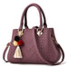Women’s Large Capacity Boston Handbag – PU Leather Shoulder & Crossbody Tote Bag SF