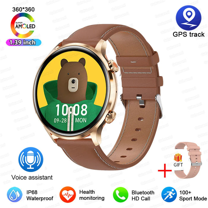 Bluetooth Calling Smartwatch – Fitness & Health Tracking SF