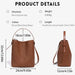 Woven Bucket Tote Bag for Women – Large Crossbody Hobo Shoulder Bag for Summer - Samanta Factory