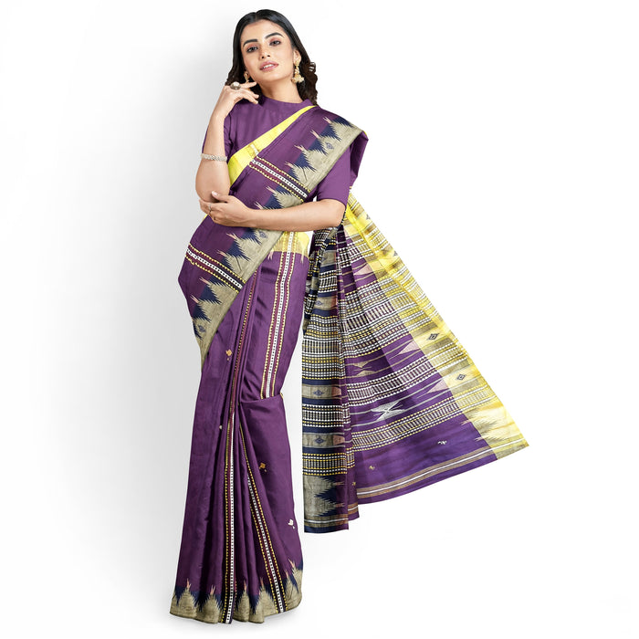 Kotpad Saree – Handwoven Organic Tribal Motifs - Samanta Factory