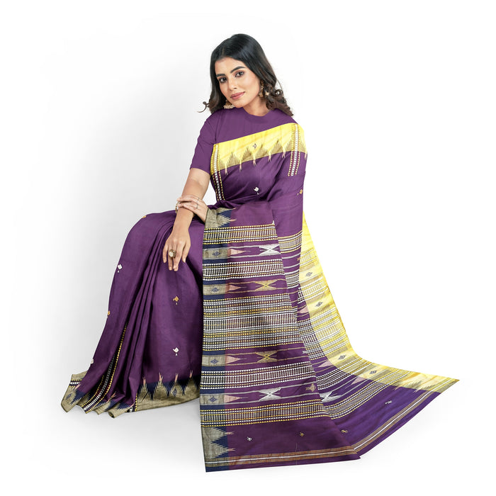 Kotpad Saree – Handwoven Organic Tribal Motifs - Samanta Factory