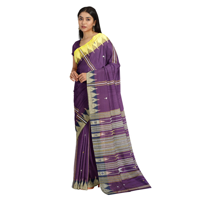 Kotpad Saree – Handwoven Organic Tribal Motifs - Samanta Factory