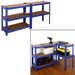 Heavy Duty Blue 5-Tier Garage Shelving Unit with MDF Shelves