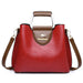 PU Soft Leather Tote Bag – Genuine Cow Leather with Large Capacity - Samanta Factory