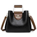 PU Soft Leather Tote Bag – Genuine Cow Leather with Large Capacity - Samanta Factory
