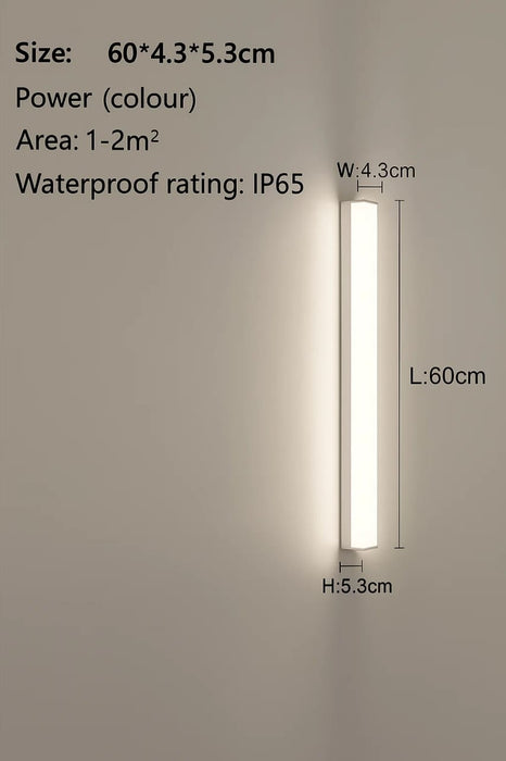 Outdoor Wall Lamp – Waterproof LED Strip Light for Garden & Balcony - Samanta Factory