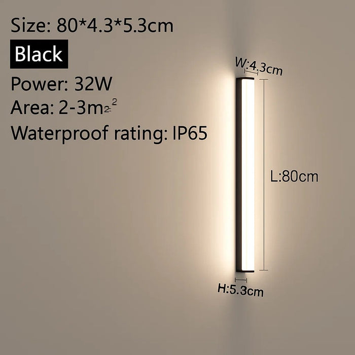 Outdoor Wall Lamp – Waterproof LED Strip Light for Garden & Balcony - Samanta Factory